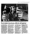 Red wine combats effects of ageing